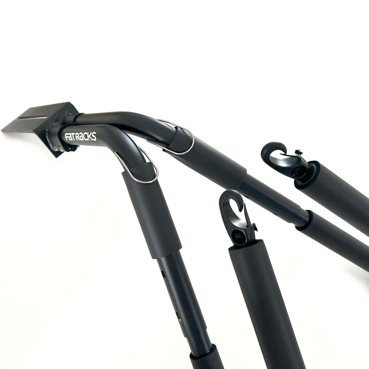 Ebike surfboard rack close-up of fixing points