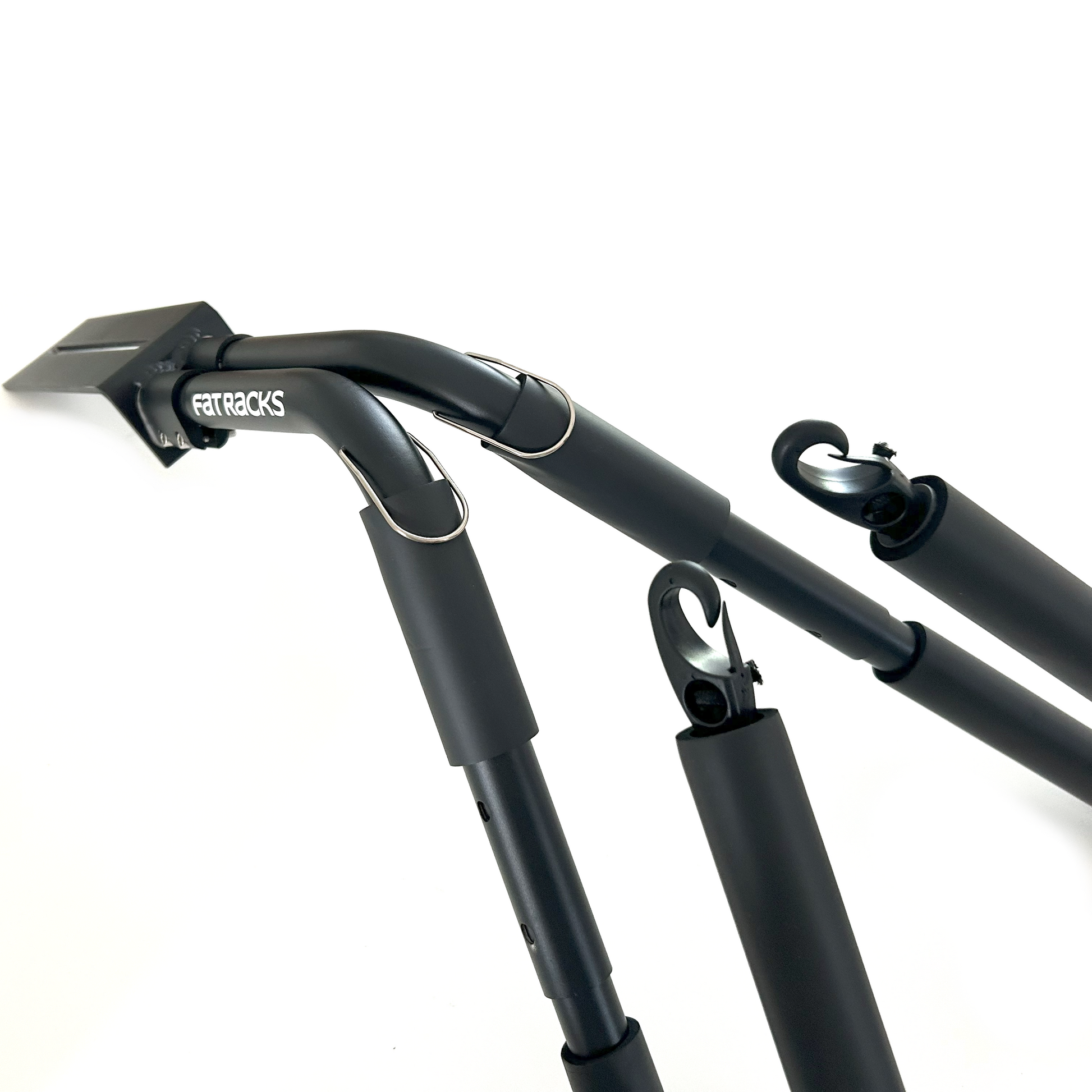 Ebike surfboard rack close-up of fixing points